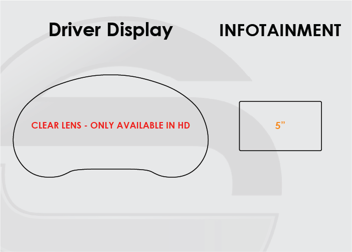 2017-2019 Kia Sportage Screen ProTech Kit Driver Display 5in Infotainment. Shields your screens from scratches and helps reduce greasy fingerprints.