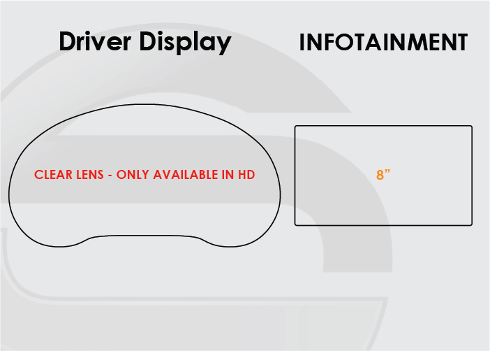 2017-2019 Kia Sportage Screen ProTech Kit Driver Display 8in Infotainment. Helps keep screens scratch-resistant with fewer fingerprints and smudges.