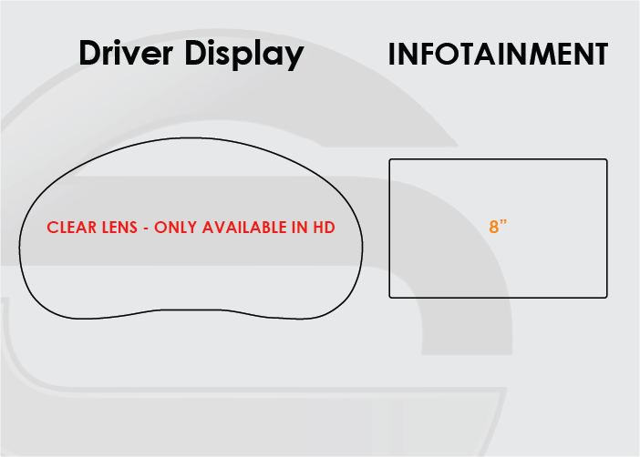 2020-2022 Kia Sportage Screen ProTech Kit Driver Display 8in Infotainment. Adds a durable barrier to resist scratches and reduce fingerprints on your screens.