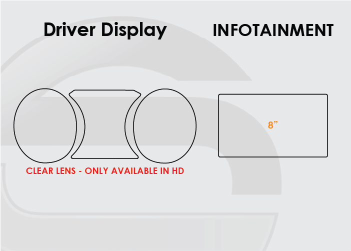 2015-2019 Land Rover Discovery Sport Screen ProTech Kit Driver Display 8in Infotainment. Protects against everyday scratches and reduces fingerprint buildup on screens.