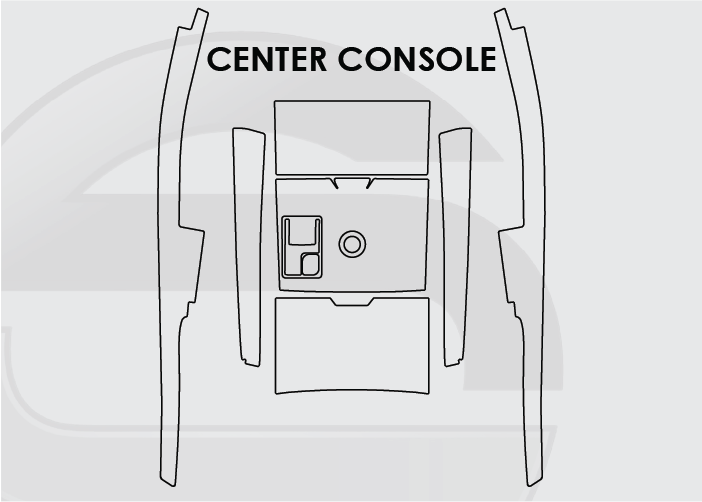 2024-2026 Land Rover Range Rover Sport Screen ProTech Kit Center Console. Custom screen protection helps keep driver display and touchscreen surfaces clearer with fewer smudges.
