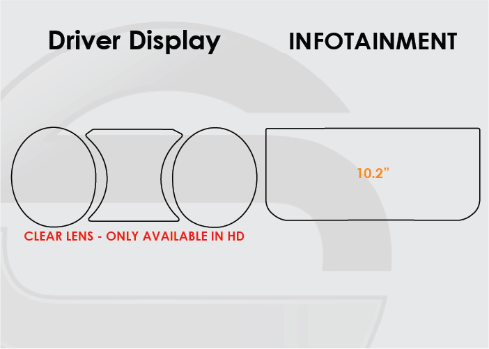 2017-2019 Land Rover Ranger Rover Evoque Driver Display 10.2in Infotainment