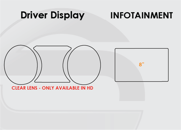 2012-19 Land Rover Ranger Rover Evoque Driver Display 8in Infotainment