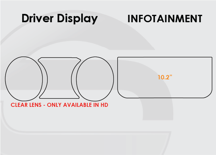 2016-2017 Land Rover Range Rover Sport Screen ProTech Kit Driver Display 10.2in Infotainment. Resists scratches and scuffs while reducing fingerprints and smudges on your screens.