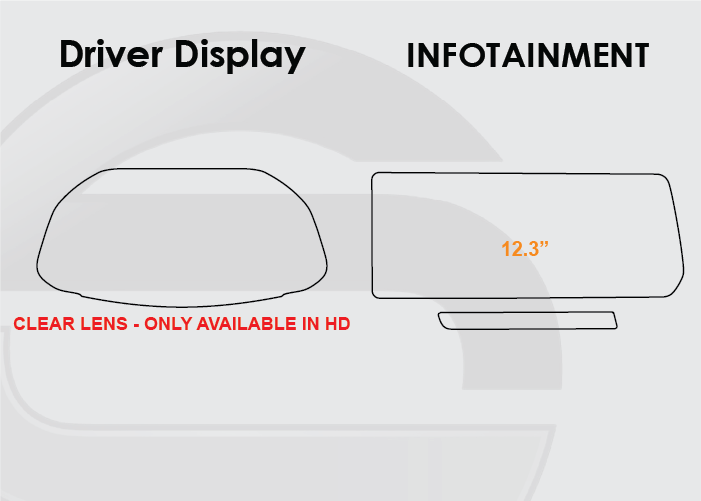 2024-2025 Lexus LC Screen ProTech Kit Driver Display 12.3in Infotainment