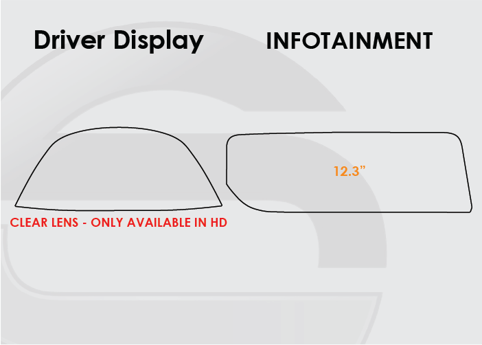2022-2025 Lexus ES Screen ProTech Kit Driver Display 12.3in Infotainment. Helps prevent scratches and minimizes fingerprints to keep your screens looking new.