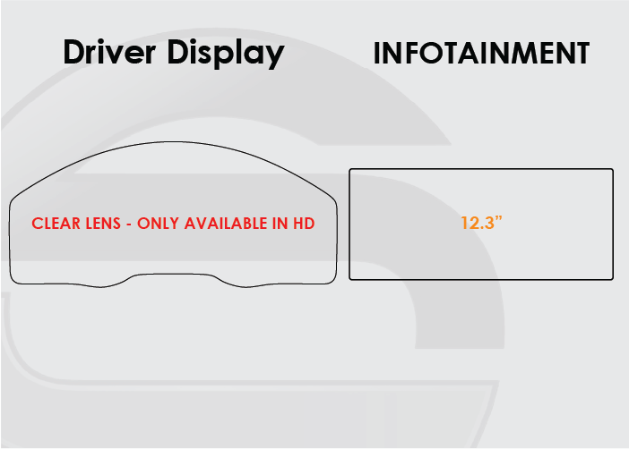 2016-2021 Lexus LX Screen ProTech Kit Driver Display 12.3in Infotainment. Helps prevent scratches and minimizes fingerprints to keep your screens looking new.