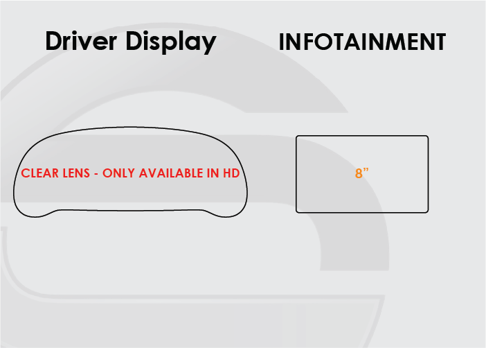 2016-2019 Lexus RX Screen ProTech Kit Driver Display 8in Infotainment. Protects against everyday scratches and reduces fingerprint buildup on screens.