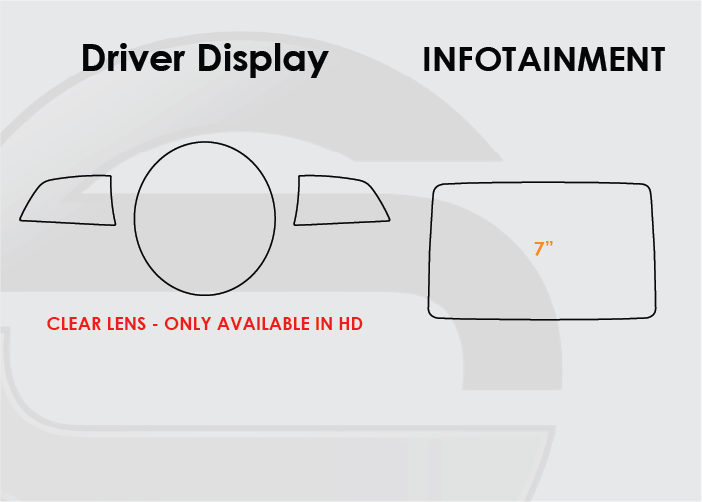 2013-2016 Mazda 3 Screen ProTech Kit Driver Display 7in Infotainment. Designed to resist scratching and lessen fingerprint marks on your screens.