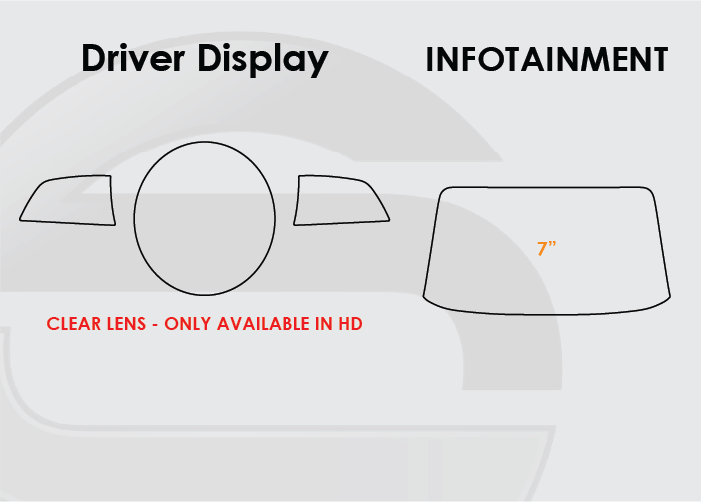 2017-2018 Mazda 3 Screen ProTech Kit Driver Display 7in Infotainment. Shields your screens from scratches and helps reduce greasy fingerprints.