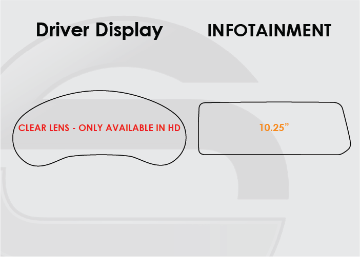 2024-2026 Mazda CX-30 Screen ProTech Kit 10.25" Infotainment. Automotive screen protector film helps protect infotainment screens from scratches and fingerprints.