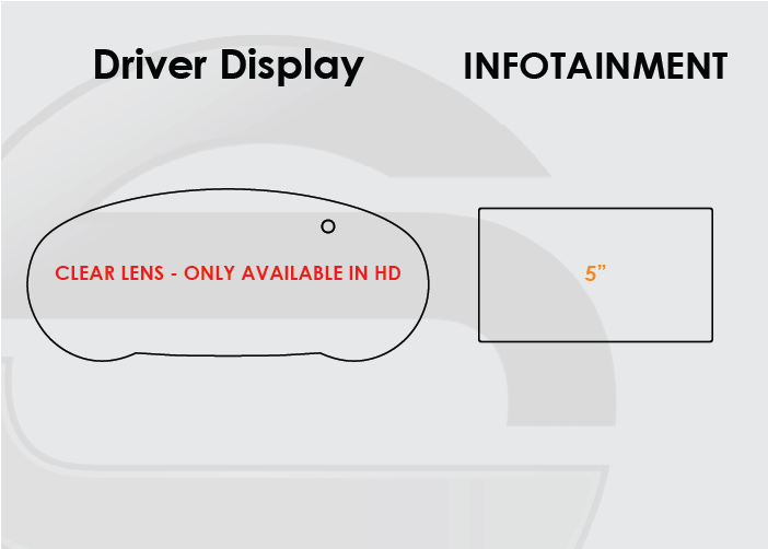 2013-2015 Mazda CX-5 Screen ProTech Kit Driver Display 5in Infotainment. Guards your screens from scratches while cutting down on fingerprints and smudges.