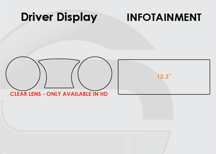 2017-2020 Mercedes E Class Screen ProTech Kit Driver Display 12.3in Infotainment