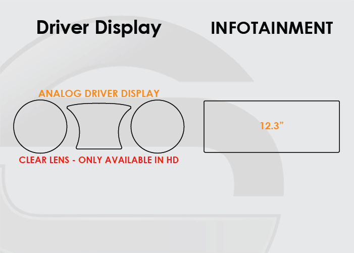 2019-2023 Mercedes G Class Screen ProTech Kit Digital Driver Display 12.3in Infotainment. Adds a durable barrier to resist scratches and reduce fingerprints on your screens.