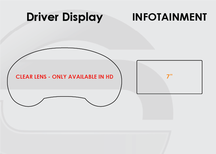 2016-2018 Nissan Altima Screen ProTech Kit Driver Display 7in Infotainment. Resists scratches and scuffs while reducing fingerprints and smudges on your screens.