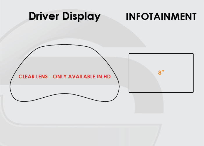 2017-2020 Nissan Armada Screen ProTech Kit. Enhances screen clarity by resisting scratches and reducing fingerprint smears.