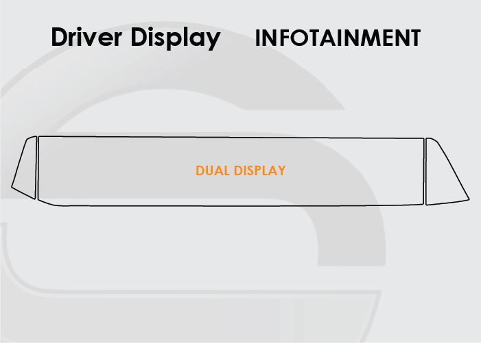 2025 Nissan Armada Screen ProTech Kit Dual Display Infotainment Driver Display