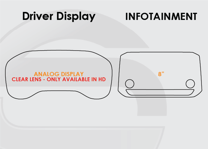 2022-2025 Nissan Pathfinder Screen ProTech Kit Analog DD 8in Infotainment