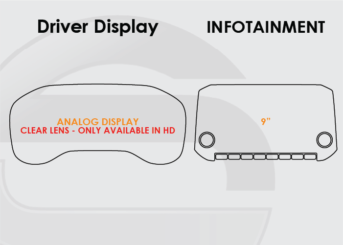 2022-2025 Nissan Pathfinder Screen ProTech Kit Analog DD 9in Infotainment