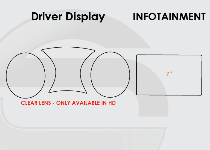 2014-2020 Nissan Rogue Screen ProTech Kit. Enhances screen clarity by resisting scratches and reducing fingerprint smears.