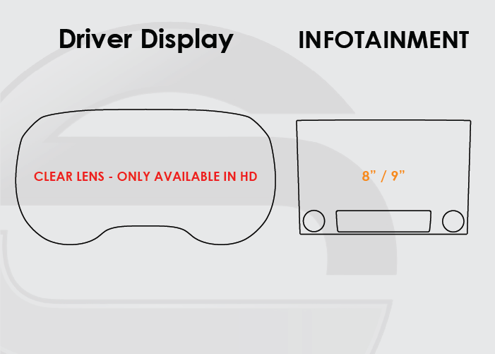 2020-2024 Nissan Titan Screen ProTech Kit Driver Display Infotainment. Helps keep screens scratch-resistant with fewer fingerprints and smudges.