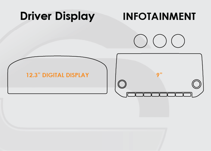 2023-2026 Nissan Z Screen ProTech Kit 9in Infotainment Digital Driver Display. Protects against everyday scratches and reduces fingerprint buildup on screens.