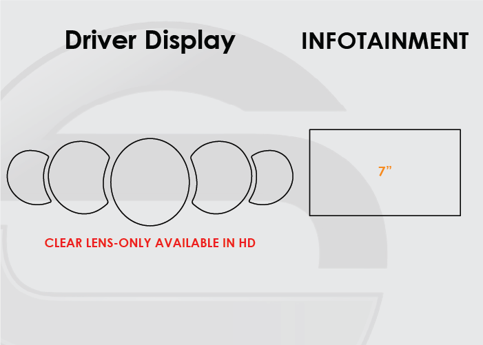 2017-2018 Porsche Cayenne Screen ProTech Kit Driver Display Infotainment. Adds a durable barrier to resist scratches and reduce fingerprints on your screens.