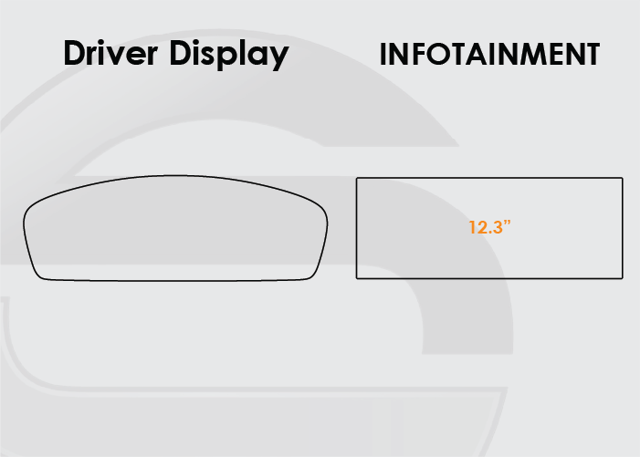 2024-2026 Porsche Cayenne Screen ProTech Kit Driver Display Infotainment. Helps prevent scratches and minimizes fingerprints to keep your screens looking new.