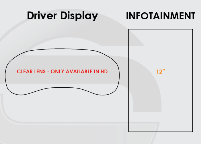 2019-2026 RAM Screen ProTech Kit 12" Infotainment. Durable touchscreen protection helps keep vehicle screens looking clean, clear, and scratch-resistant.