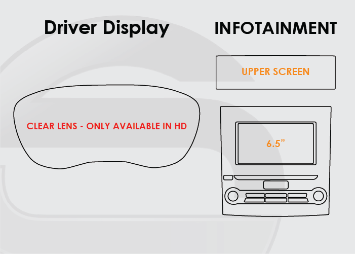 2019-2022 Subaru Ascent Screen ProTech Kit Driver Display 6.5in Infotainment. Adds a durable barrier to resist scratches and reduce fingerprints on your screens.