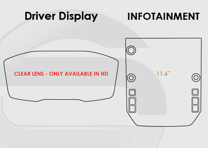 2023-2025 Subaru Ascent Screen ProTech Kit Driver Display 11.6in Infotainment