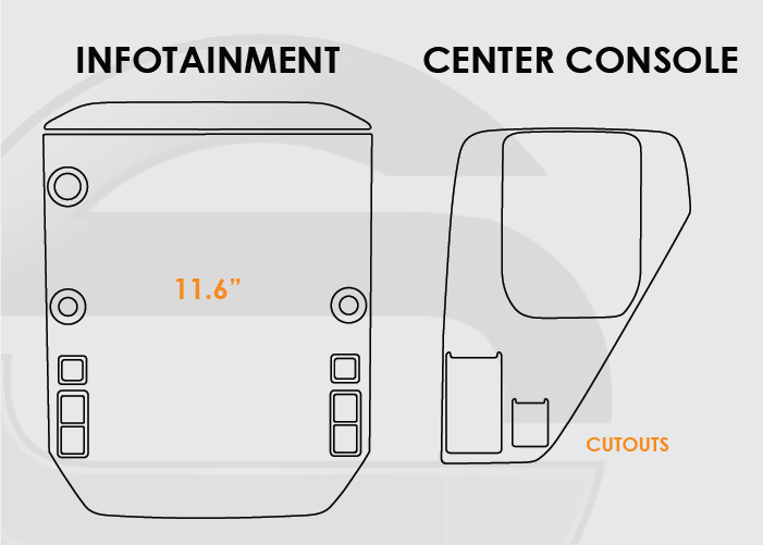 2024-2026 Subaru Crosstrek Screen ProTech Kit 11.6in Infotainment Center Console w Cutouts. Keeps your screens clearer by resisting scratches and minimizing fingerprints and smudges.