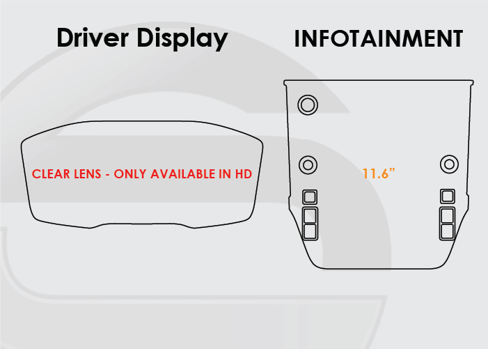 2020-2025 Subaru Outback Screen ProTech Kit Driver Display 11.6in Infotainment