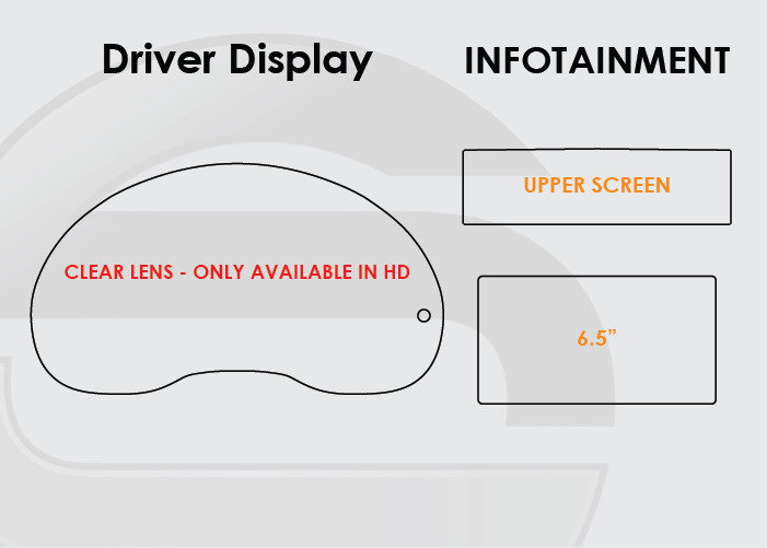 2015-2021 Subaru WRX Screen ProTech Kit Driver Display 6.5in Infotainment 