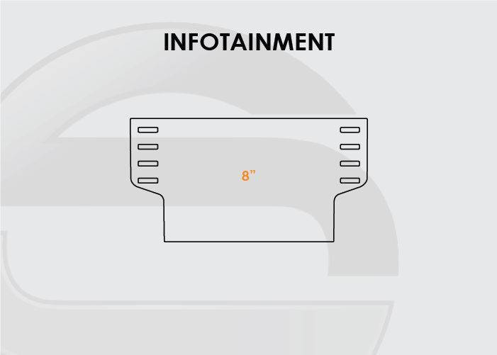 2020-2024 Toyota 4Runner Screen ProTech Kit 8in Infotainment. Protects against everyday scratches and reduces fingerprint buildup on screens.