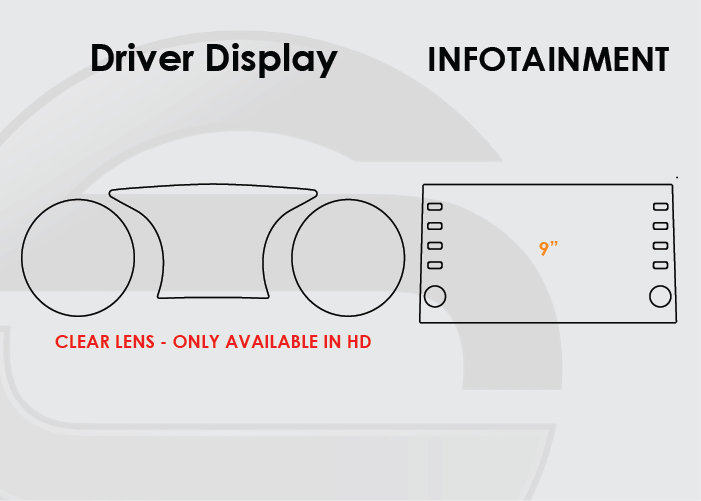 2021-2024 Toyota Camry Screen ProTech Kit Driver Display 9in Infotainment
