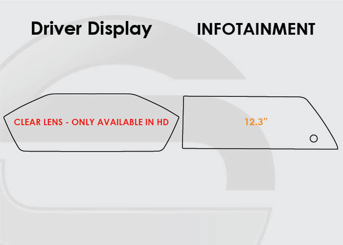 2023-2026 Toyota Prius Screen ProTech Kit Driver Display 12.3in Infotainment. Shields your screens from scratches and helps reduce greasy fingerprints.