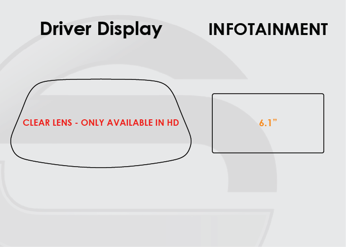 2014-2018 Toyota Rav4 Screen ProTech Kit Driver Display 6.1in Infotainment Climate Shifter. Designed to resist scratching and lessen fingerprint marks on your screens.