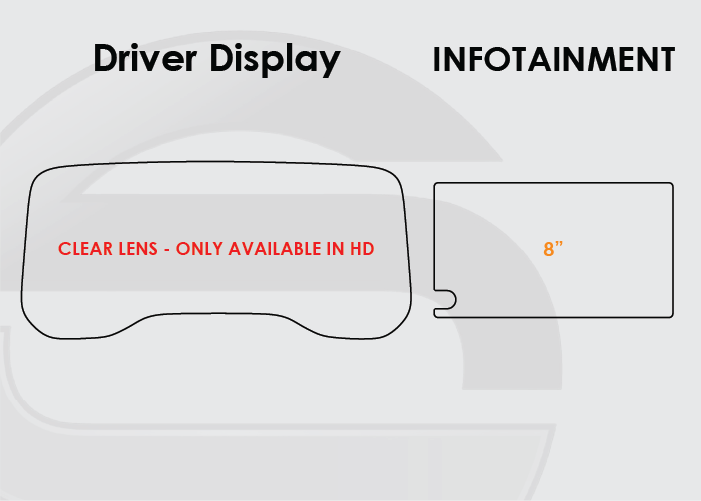 2023–2025 Toyota Sequoia Screen ProTech Film Infotainment 8"