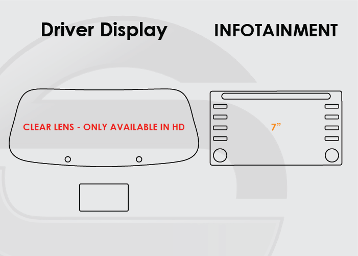 2018-2020 Toyota Sienna Screen ProTech Driver Display 7in Infotainment CD. Designed to resist scratching and lessen fingerprint marks on your screens.