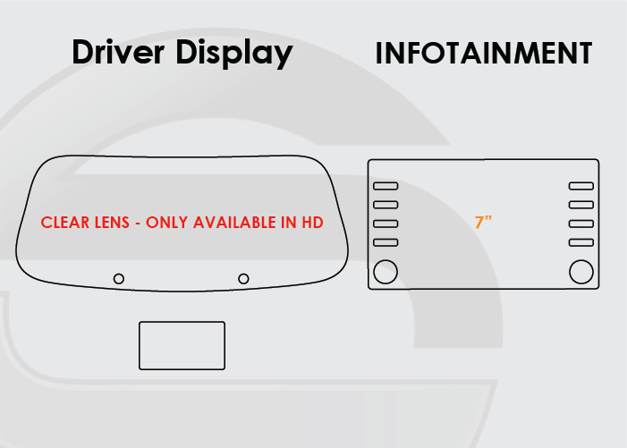 2018-2020 Toyota Sienna Screen ProTech Kit Driver Display 7in Infotainment. Protects against everyday scratches and reduces fingerprint buildup on screens.