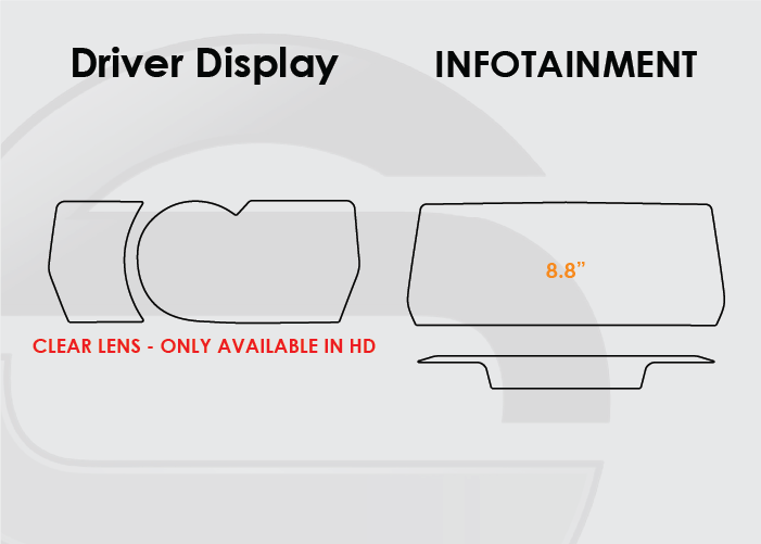 2020-2025 Toyota Supra Screen ProTech Kit Driver Display 8.8in Infotainment