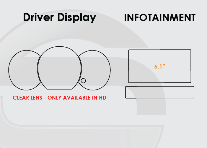 2015 Toyota Tacoma Screen ProTech Kit Driver Display 6.1in Infotainment. Designed to resist scratching and lessen fingerprint marks on your screens.