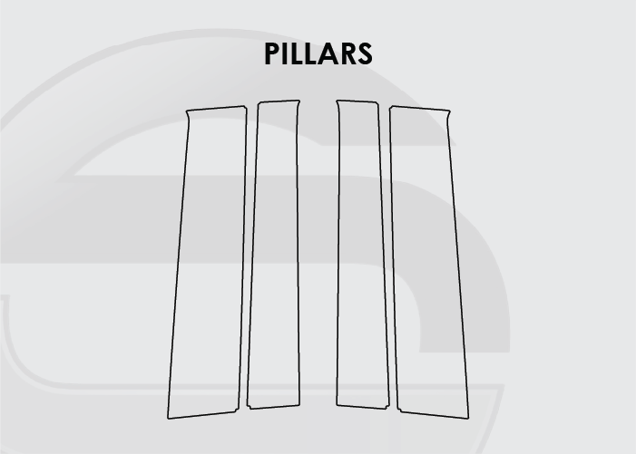 2014-2021 Toyota Tundra Screen ProTech Kit Pillars. Guards your screens from scratches while cutting down on fingerprints and smudges.