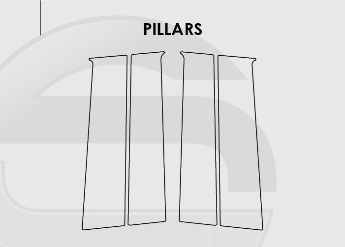 2022-2026 Toyota Tundra Screen ProTech Kit Pillars. Enhances screen clarity by resisting scratches and reducing fingerprint smears.