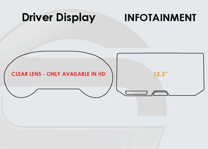 2023-2024 Toyota Venza Screen ProTech Kit Analog Driver Display 12.3in Infotainment. Keeps your screens clearer by resisting scratches and minimizing fingerprints and smudges.