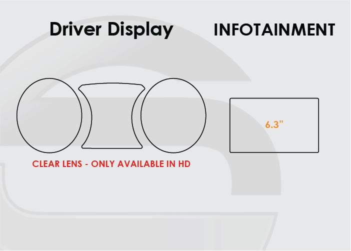 2015-2018 VW Jetta Screen ProTech Kit Driver 6.3in Infotainment. Helps keep screens scratch-resistant with fewer fingerprints and smudges.