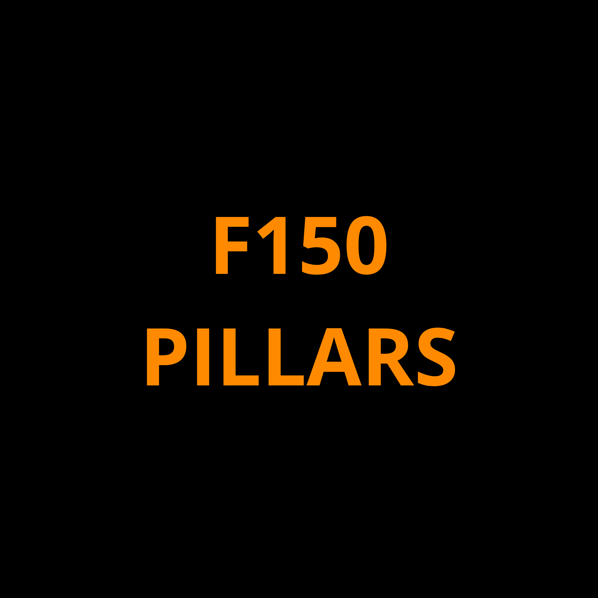 2021-2025 Ford F150 Screen ProTech Kit Pillars