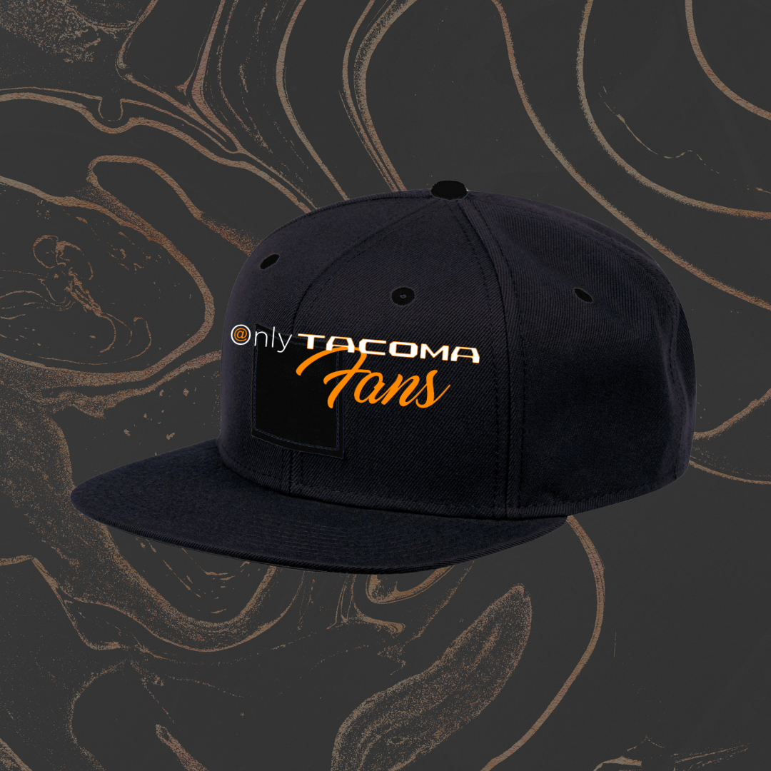Hat - Snapback Tacoma. Screen ProTech branded product photo for vehicle screen protection customers and installers.